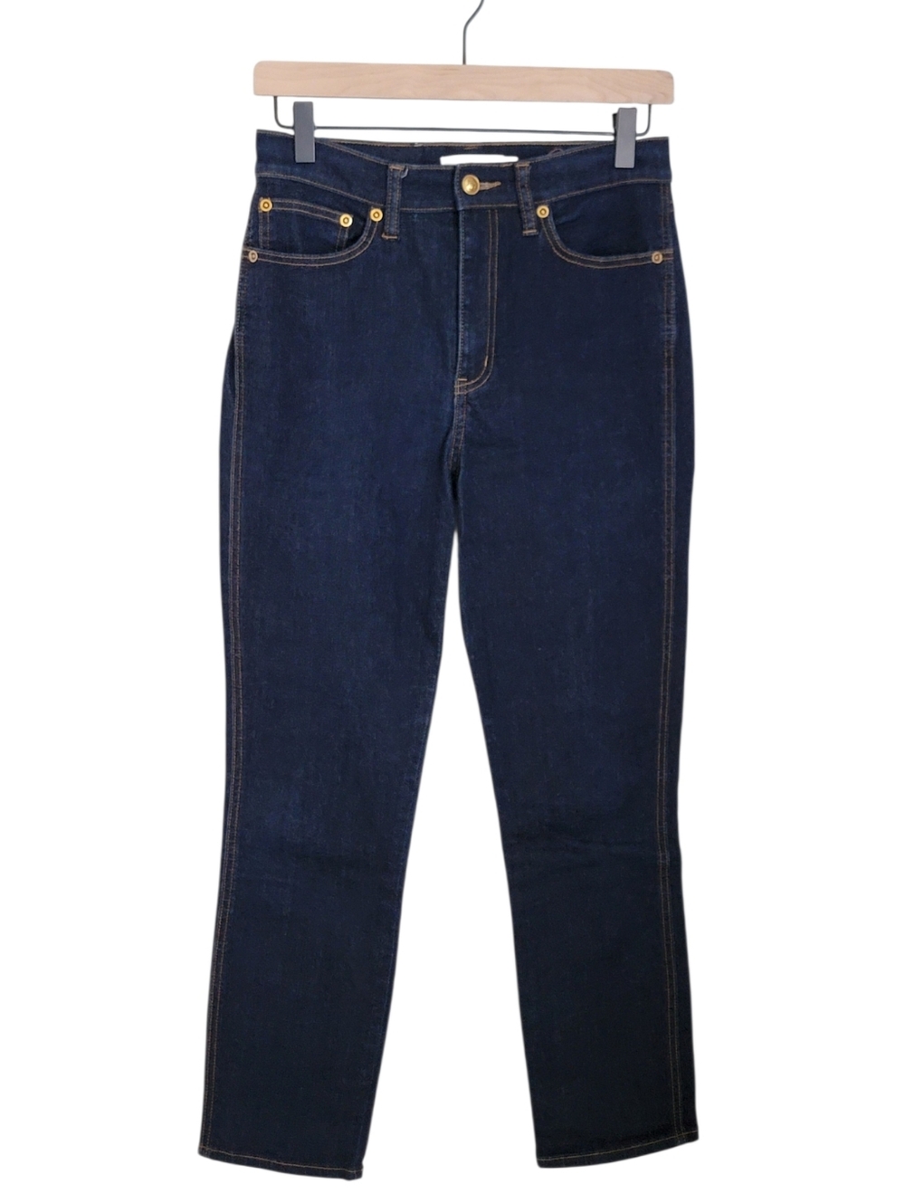 Tory Burch Dark Wash Short and Sweet Jeans Size 28
